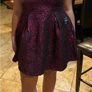 Lulu's Black and Pink Dress